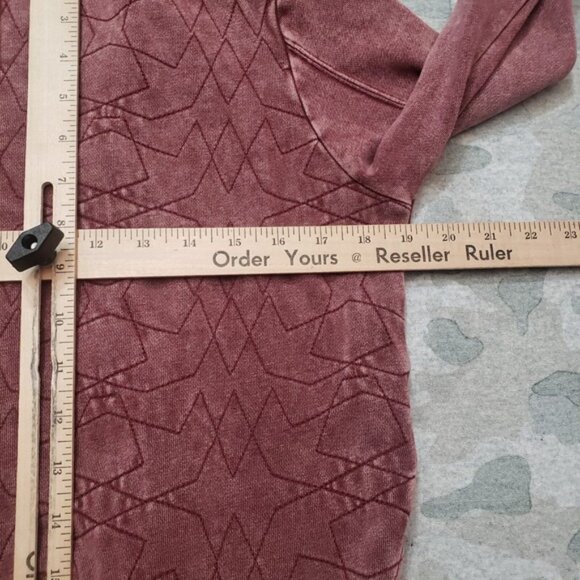 RVCA Jacket Womens Small Red Full Zip Bomber - Picture 10 of 11